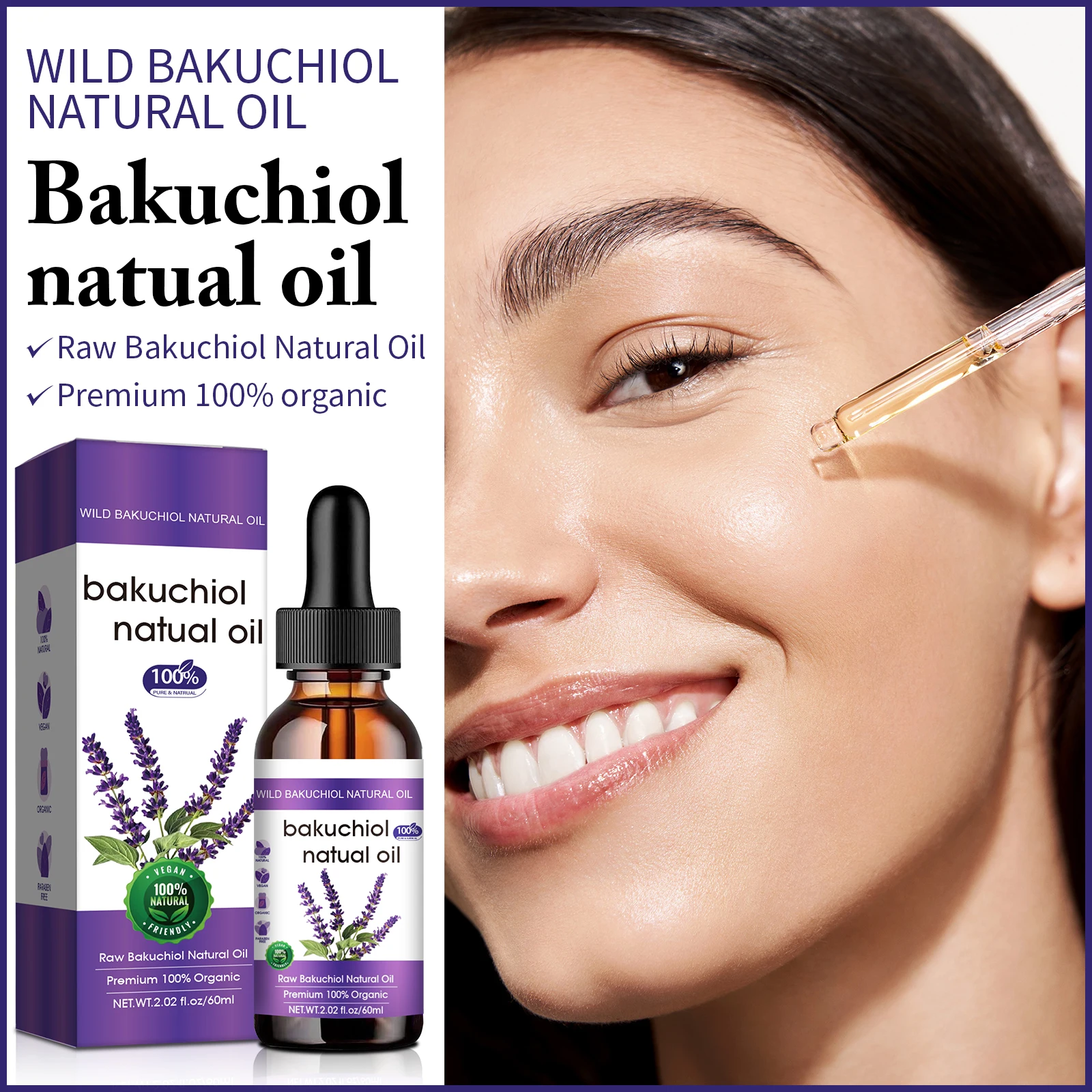 Bakuchiol Retinol Alternative - 보태니컬 안티에이징 페이스 오일 60ml -