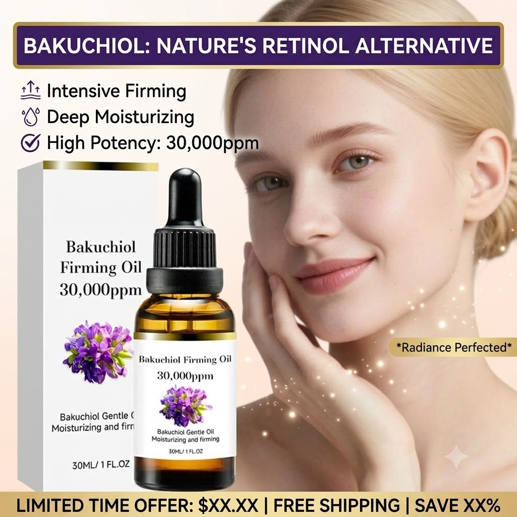 Bakuchiol Retinol Alternative - 30ml 바쿠치올 페이스 오일 천연 레티놀