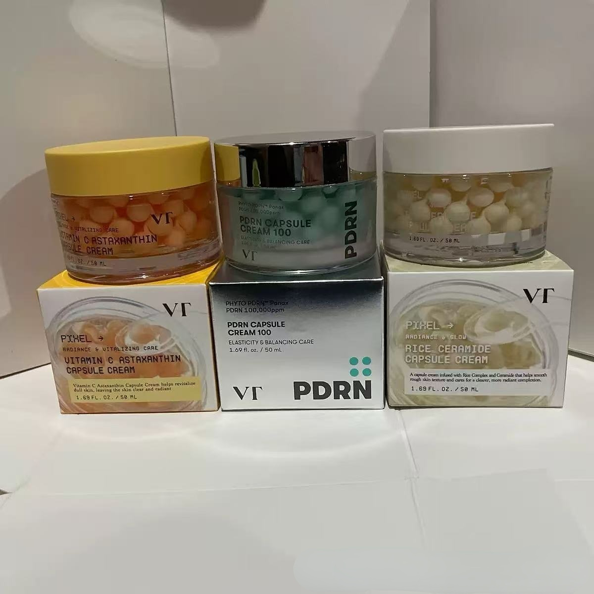 Ceramide Moisturizer - VT 100,000ppm PDRN 캡슐 크림, 라이스