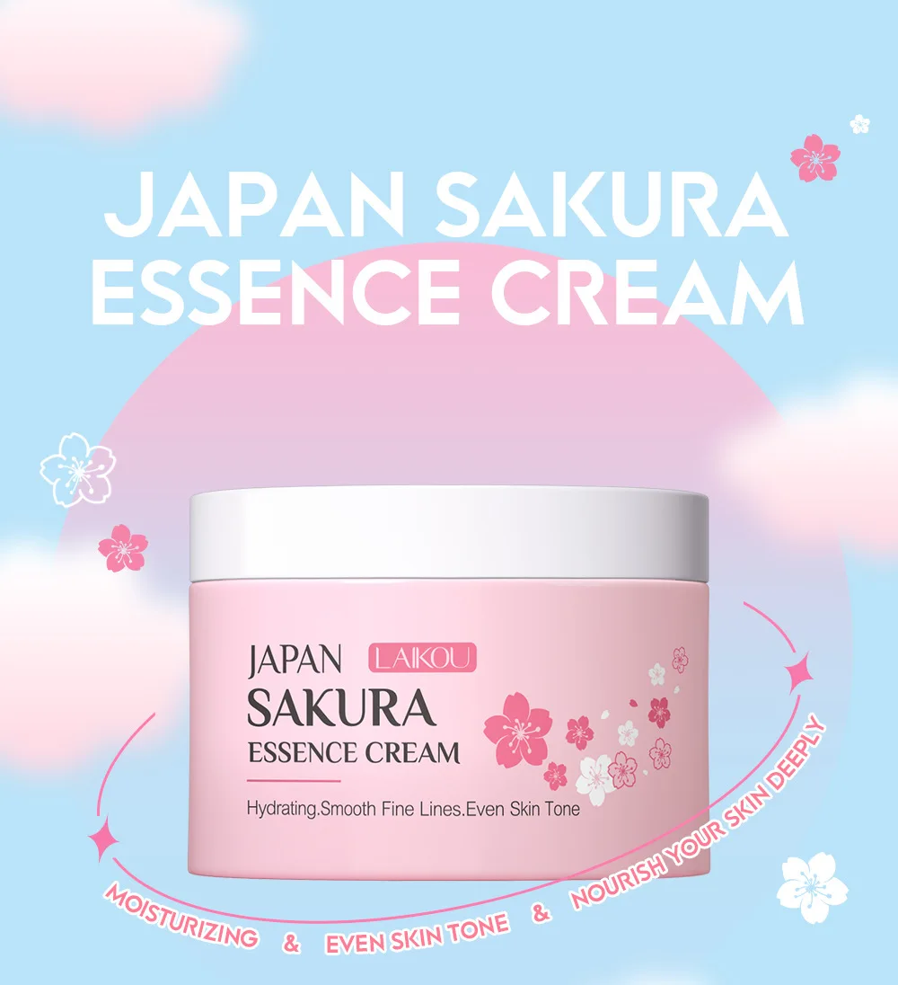 라이코우 일본 사쿠라 에센스 크림 수분 공급, 잔주름  - Skincare Niacinamide 리뷰 및 가격