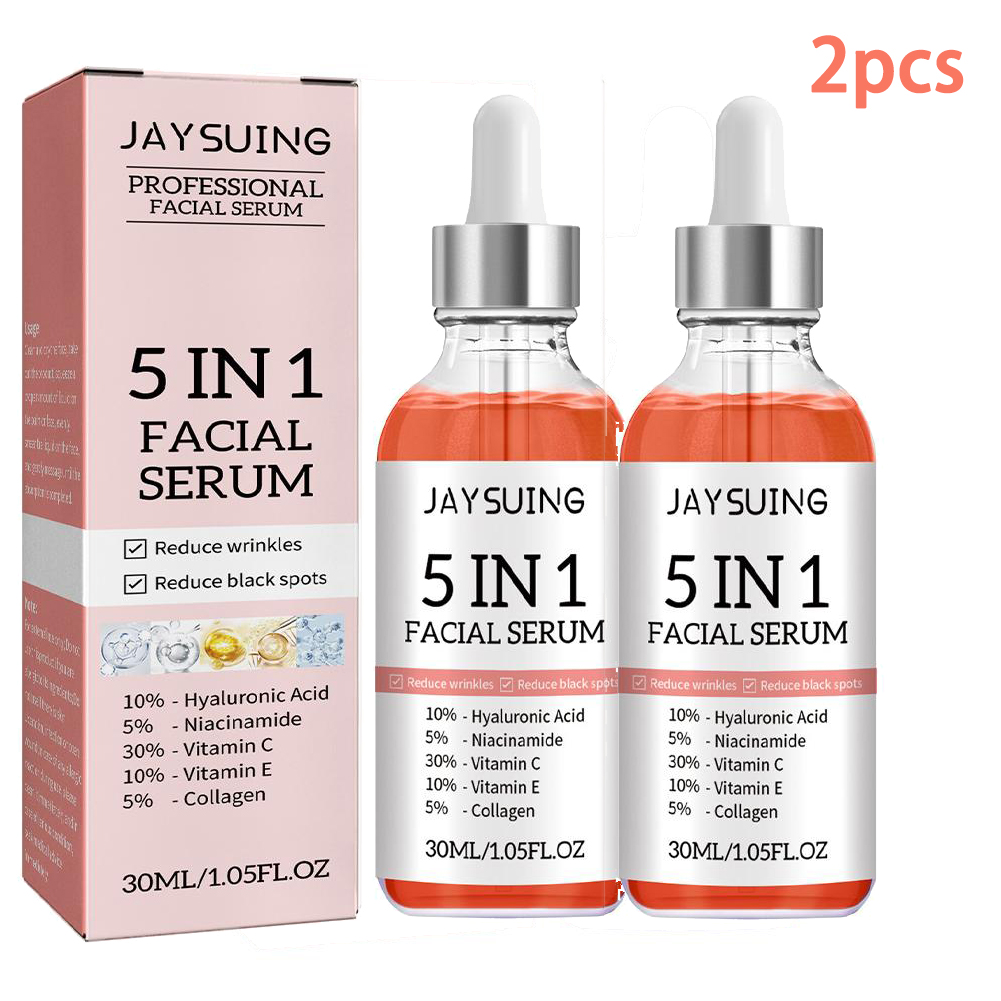 5 in 1 페이스 세럼 비타민 C 보습 미백 주름 개 - Skincare Niacinamide 리뷰 및 가격