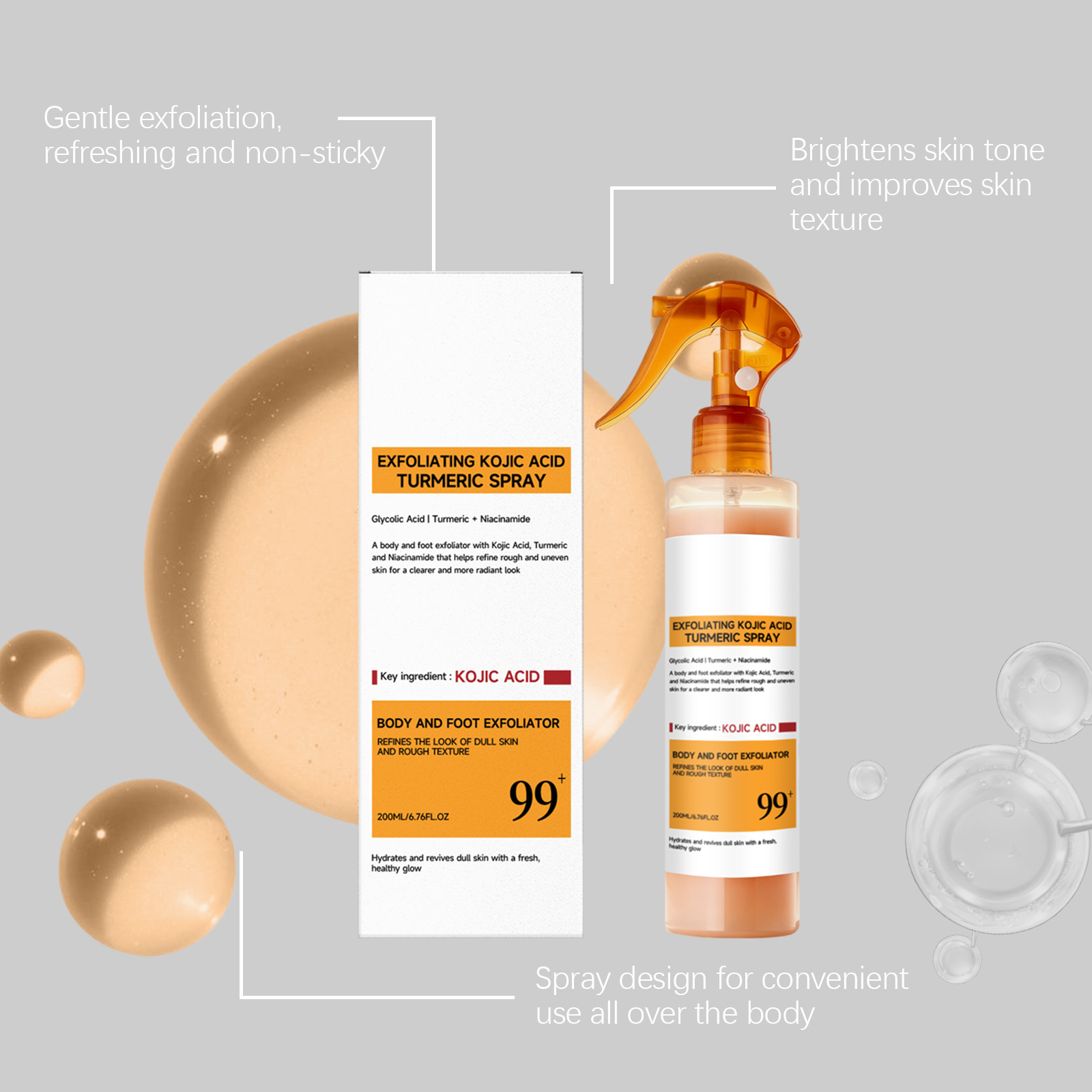 코직산 강황 케어 스프레이 순한 각질 제거, 각질층 제 - Skincare Niacinamide 리뷰 및 가격