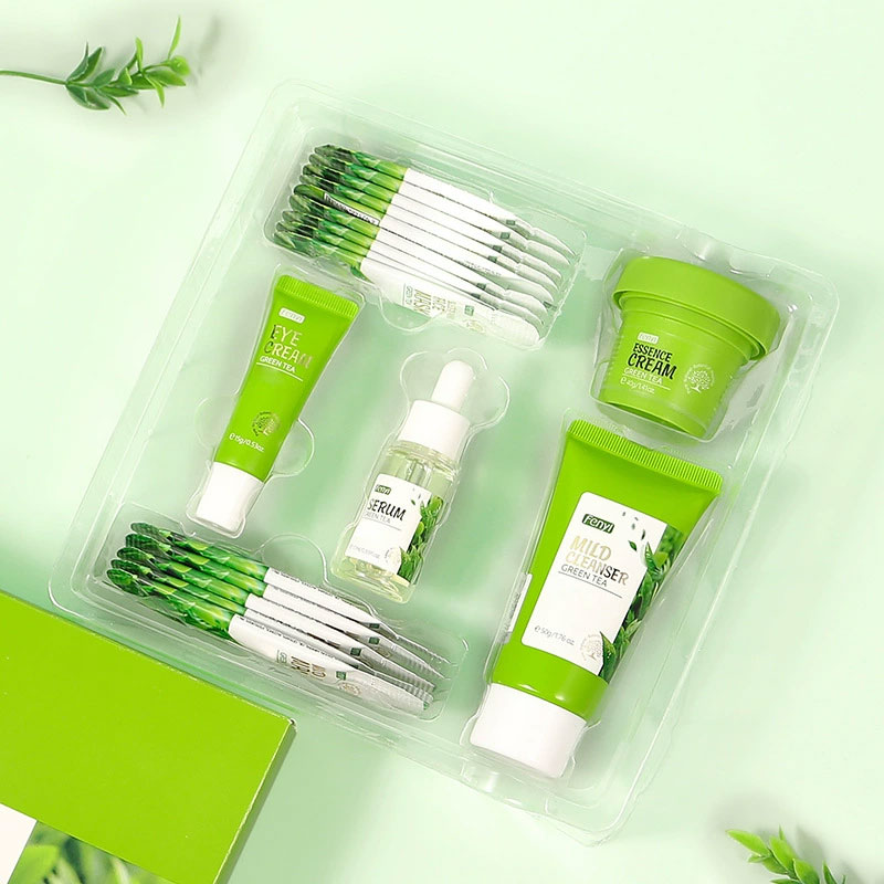 스킨 케어 세트, 녹차 페이셜 클리너, 피부 진정, 페 - Skincare Niacinamide 리뷰 및 가격